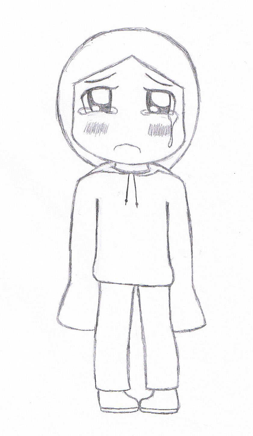 Sad Little Chibi Girl O3o By 69neverxforget69 On Deviantart