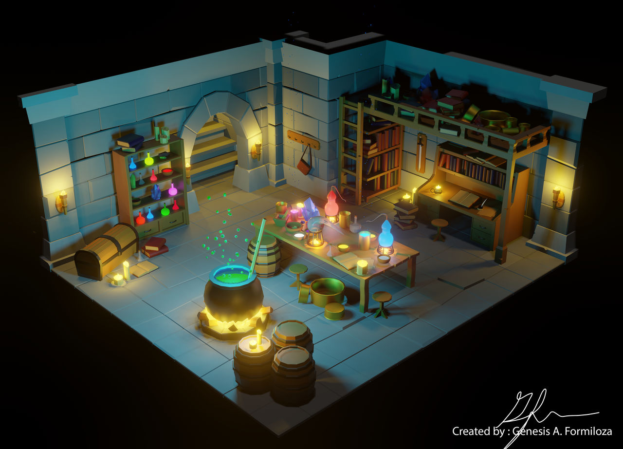 The Alchemy Lab by SoseikiAmadeus on DeviantArt