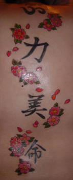 Raiyue's Back Tattoo