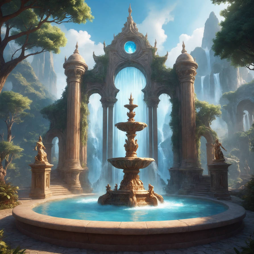Magic Bason Magical fountain by Damian04Art on DeviantArt