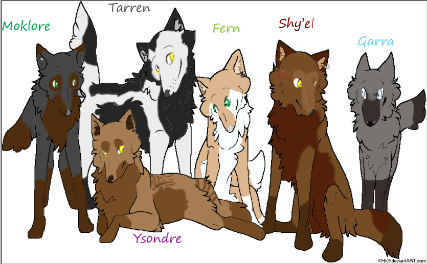 Wolves Pack Coloring Pages