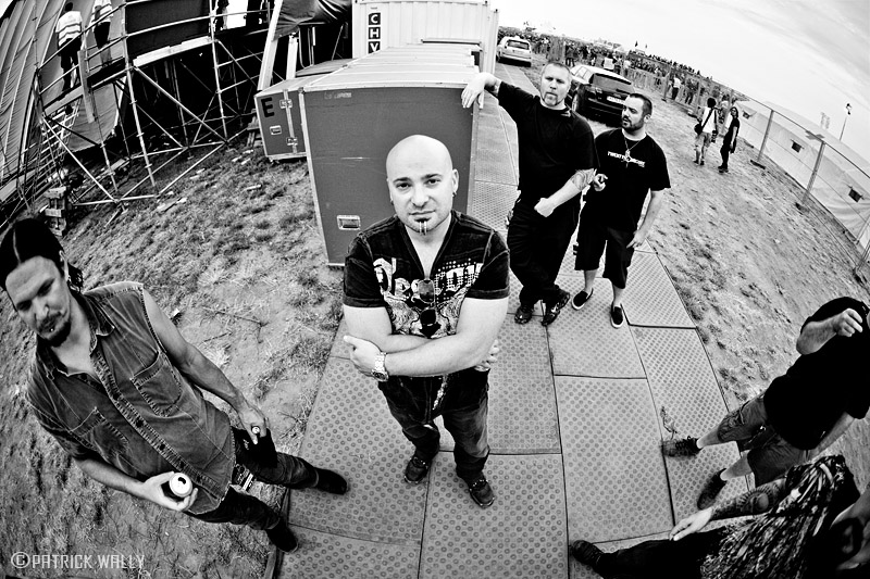 Disturbed backstage