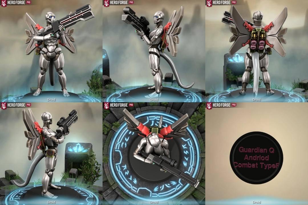 Combative Handroid Female Combat Droid by GuardianSage1 on DeviantArt