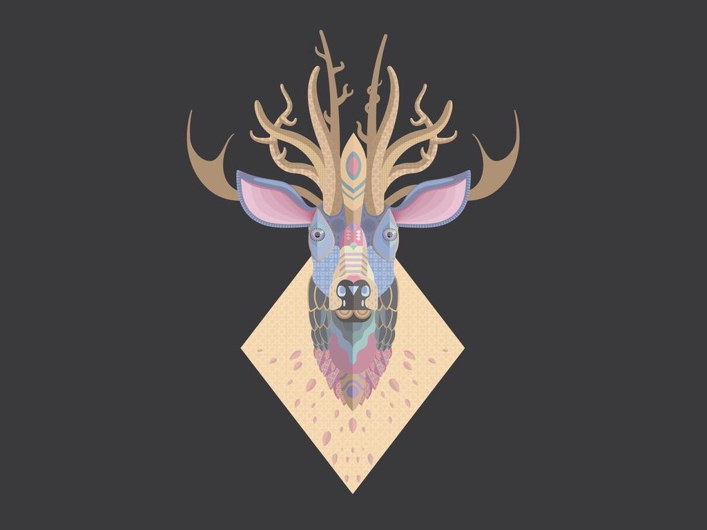 Colorful Deer