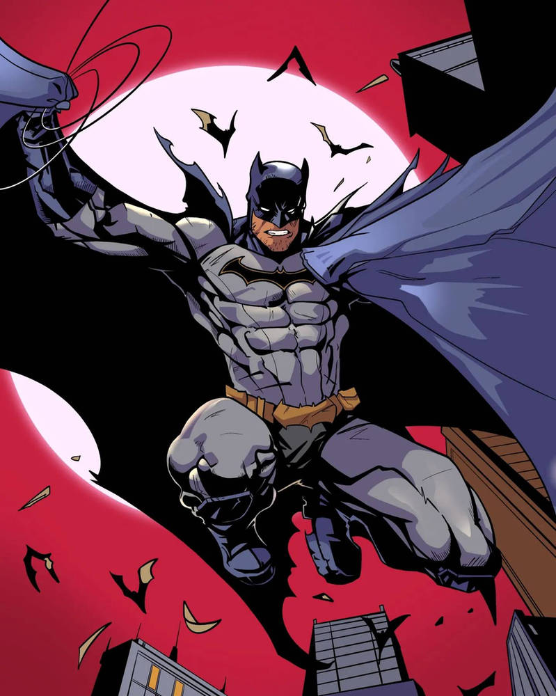 Batman Coloured by AnushSingh on DeviantArt