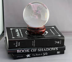 Crystal ball and Spell books