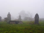Foggy Graveyard II - Stock