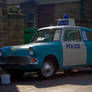 1960s police car - stock