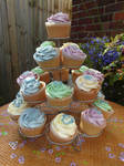 Baby Shower Cupcakes stock 1 by Sassy-Stock