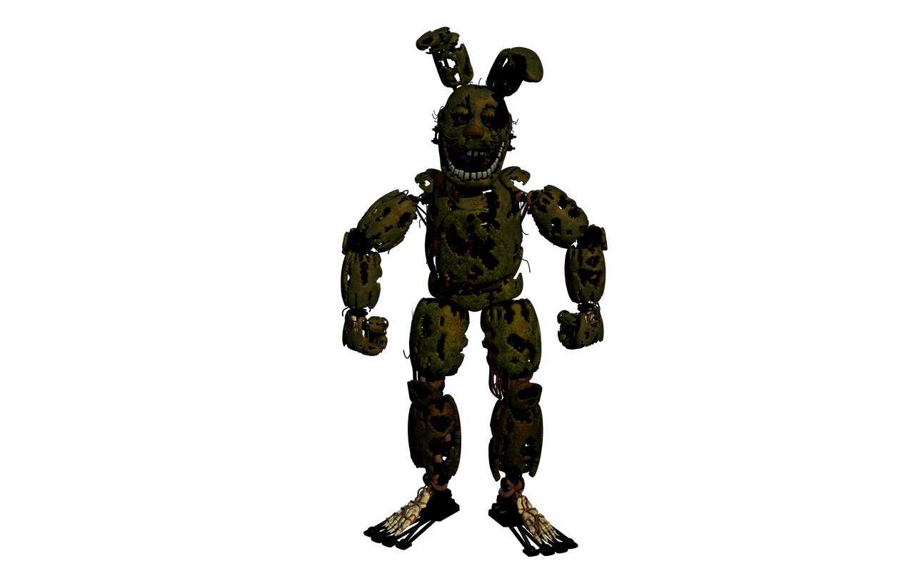 Spring Stage Fnaf Model (FNAF/C4D) Stylized Springtrap V3 Model by Bulbrowser on DeviantArt