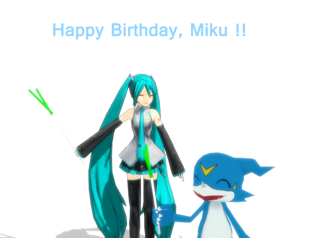 Happy Birthday, Miku ! + read description please !