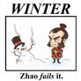 Zhao Fails at Winter