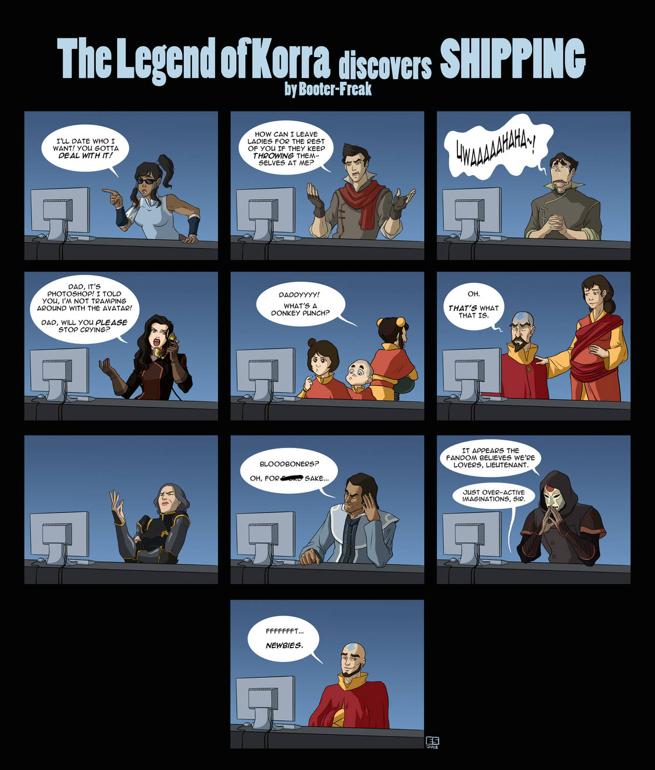 Avatar: LOK Discovers Shipping! by Booter-Freak