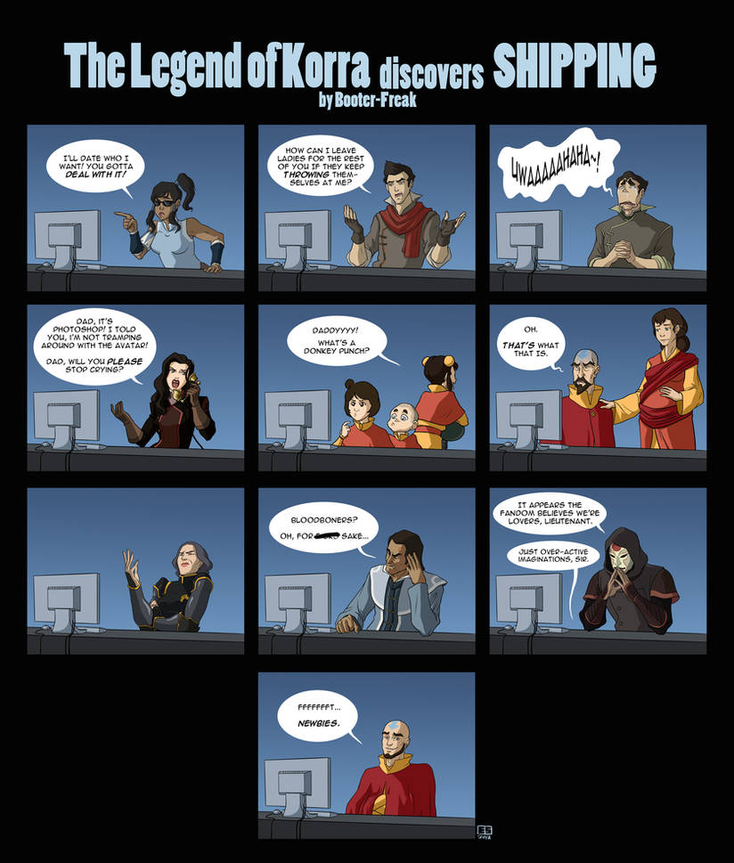 Avatar: LOK Discovers Shipping! by Booter-Freak