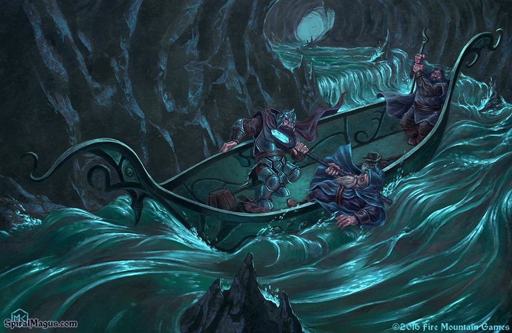 Dwarves on the underground river