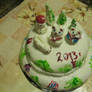 Me and my mom New Years cake