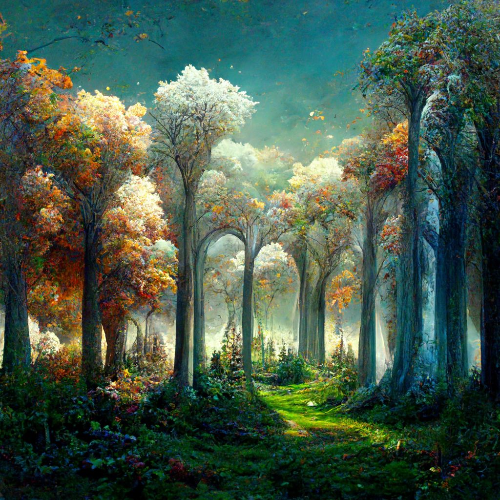 The Feywild Forest - Seasons Turn - MidJourney by TitaniumDragon on ...