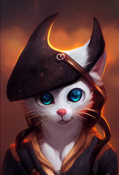 The One With the Funny Hat - Cat Pirate? - MJ