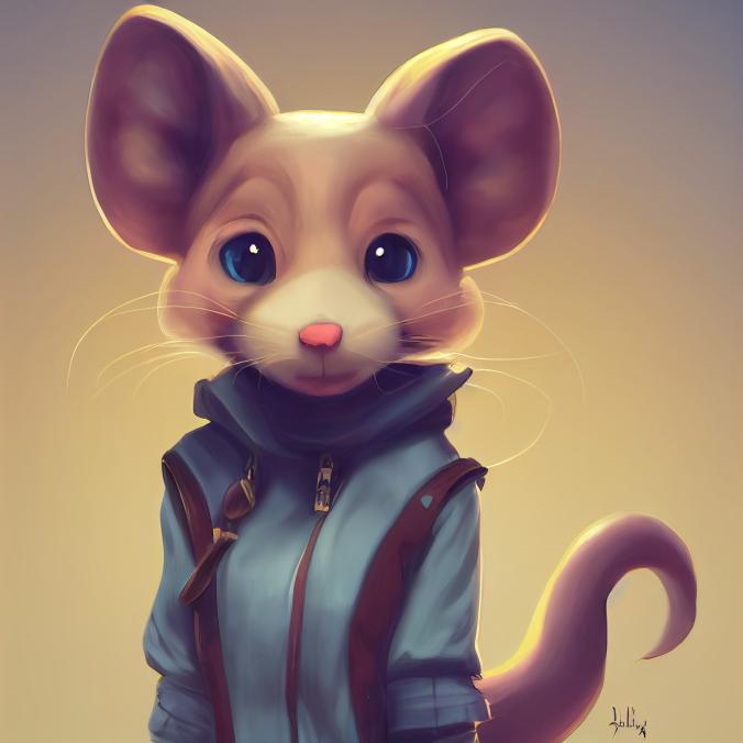 A Cute Mouse - MidJourney by TitaniumDragon on DeviantArt