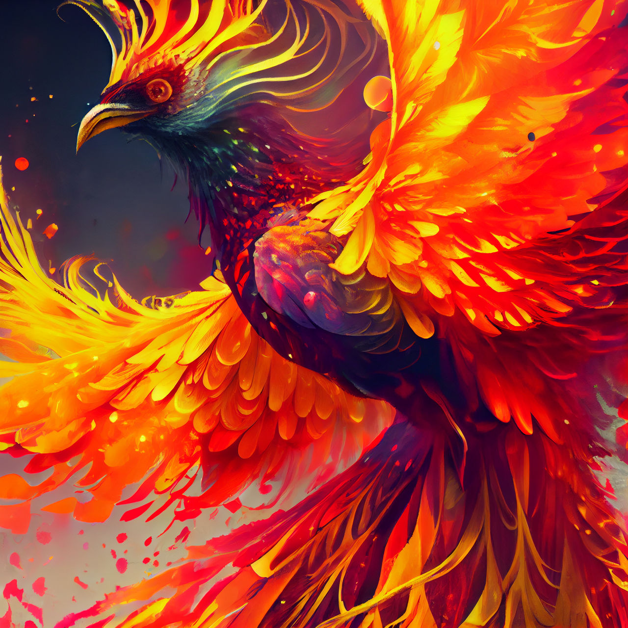 Spring Fire Phoenix Wings of Fire - Phoenix by TitaniumDragon on DeviantArt