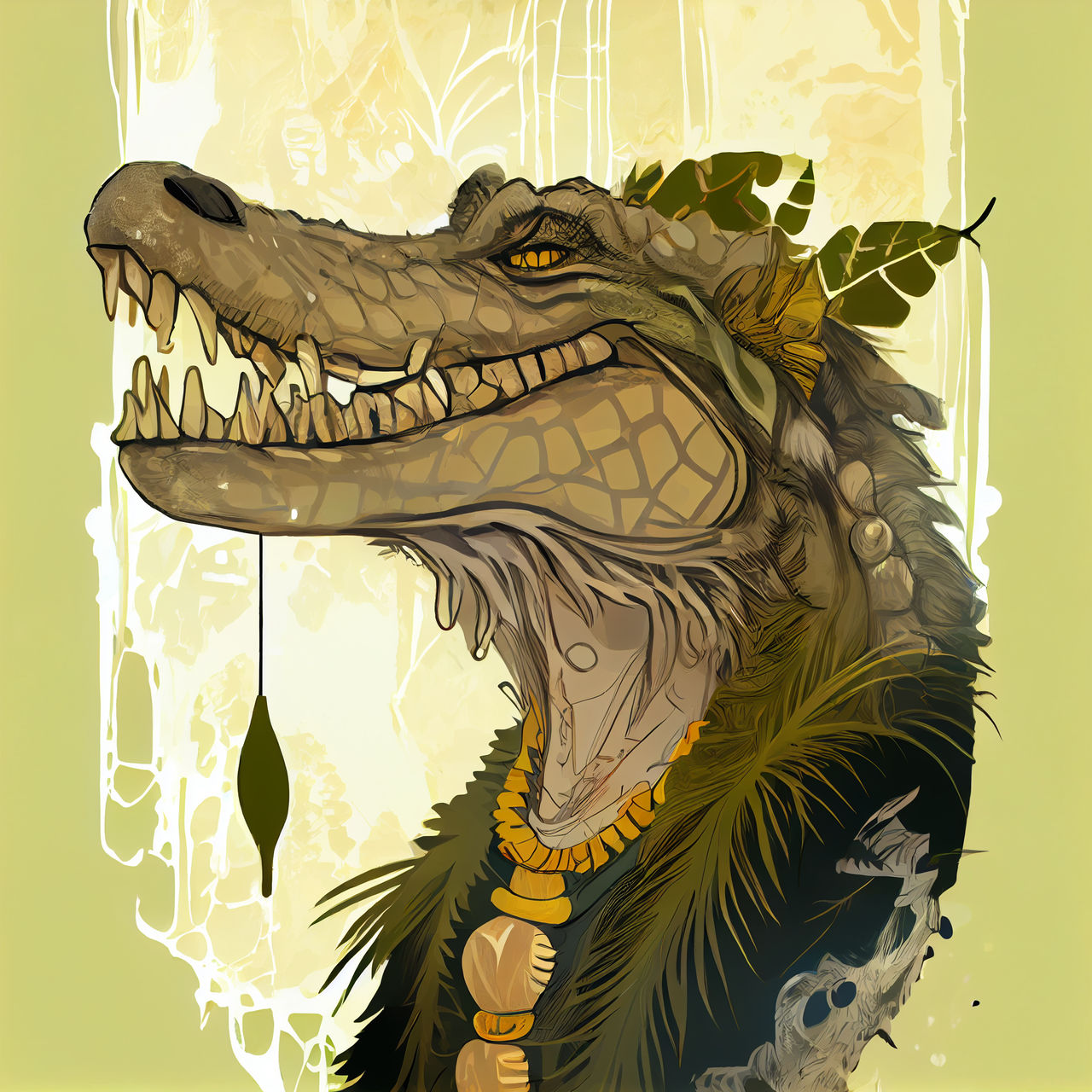 From the Swamp - Alligator Shaman by TitaniumDragon on DeviantArt