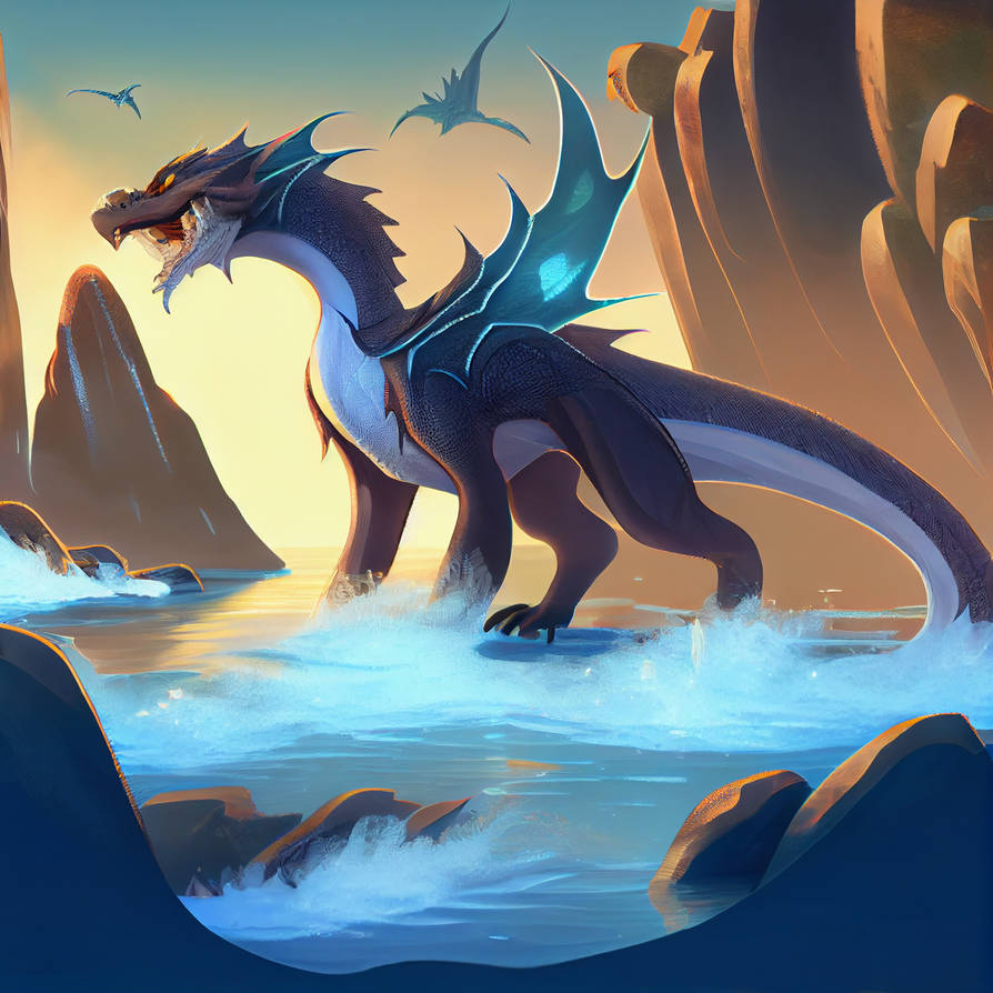 Rocea, Dragon of Cean Cove by TitaniumDragon on DeviantArt