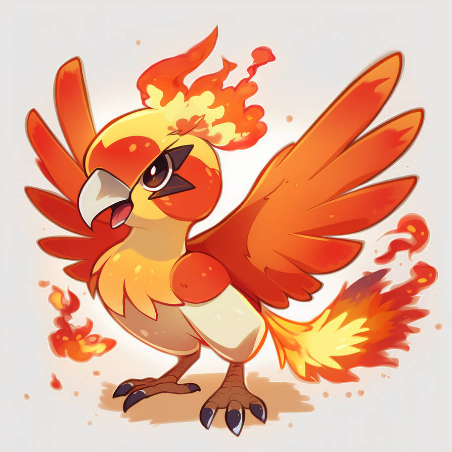 Fire Pokemon Engine Next-Generation Fire Pokemon - Phoenix design by TitaniumDragon on ...