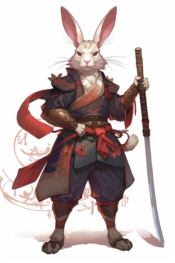 Horusagi Gozen, Rabbit Ronin by TitaniumDragon on DeviantArt