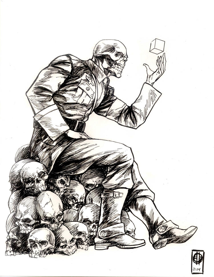 Red Skull Sketch by BrettBarkley on DeviantArt