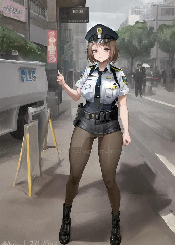 Female police officer by Anythong13 on DeviantArt