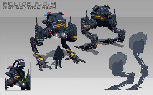 Mech model sheet final (timelapse)