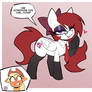 Harlow likes Applejack a bit too much