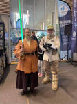 Jedi Master and Hoth Trench Trooper by NomiDarklighter