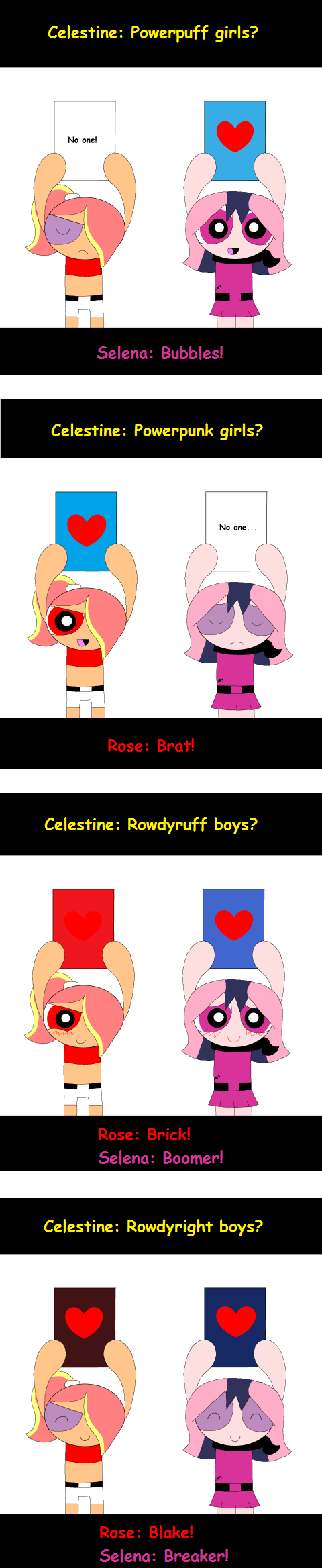 Rose vs Selena: Fav Puffs, Ruffs, Punks, Rights