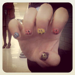 My PAC MAN Nails