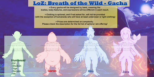 LoZ Breath of the Wild Gacha - HOLD