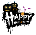 Happy Halloween text