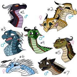 Wings of Fire Adoptables - OPEN