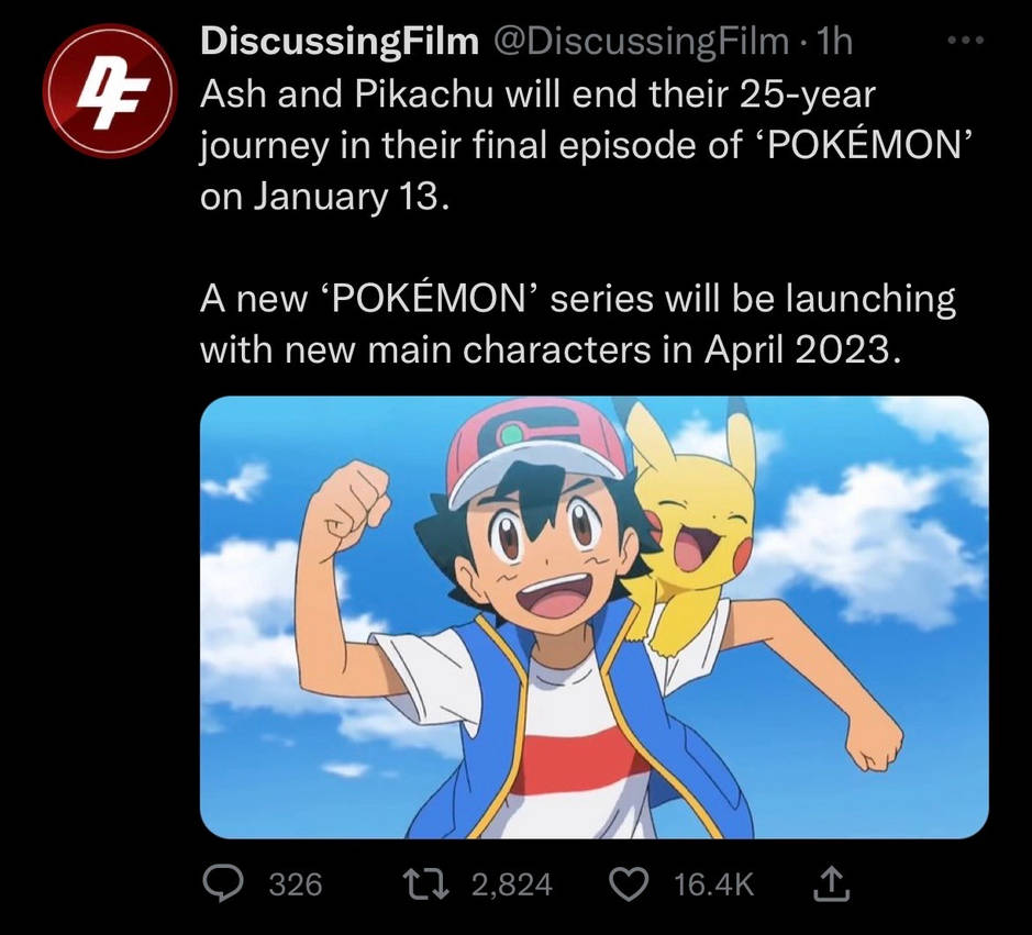 Ash's Final Pokémon Episode Opening Is Determined To Make Us Cry