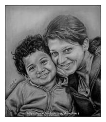 Portrait Pencil Drawing by Shamilart