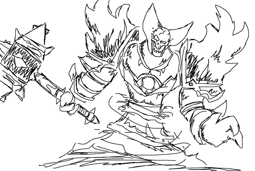 Ragnaros in MS Paint (World of Warcraft) by Jonkin99 on DeviantArt