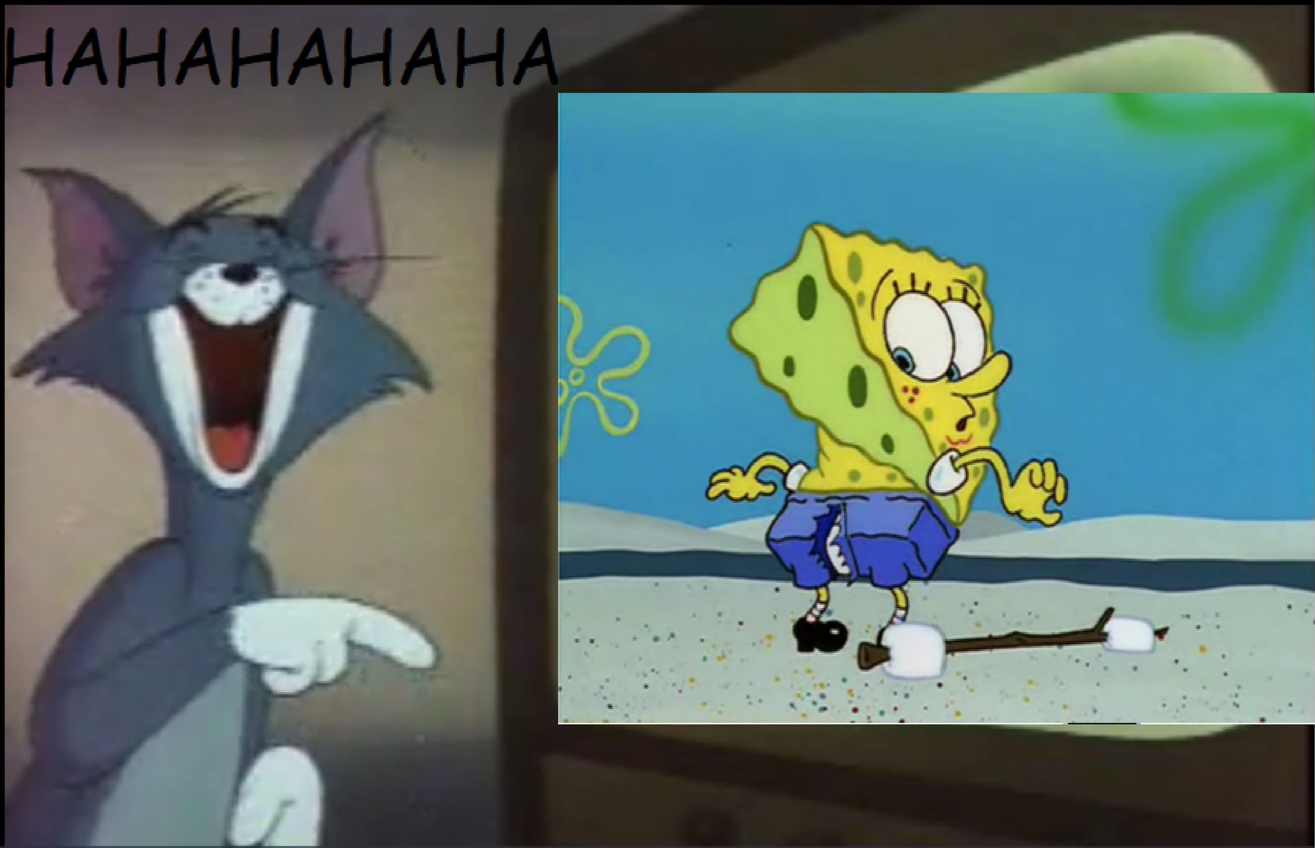 Spongebob Ripping In Half Tom laughs at SpongeBob's ripping pants by Fantas33 on DeviantArt