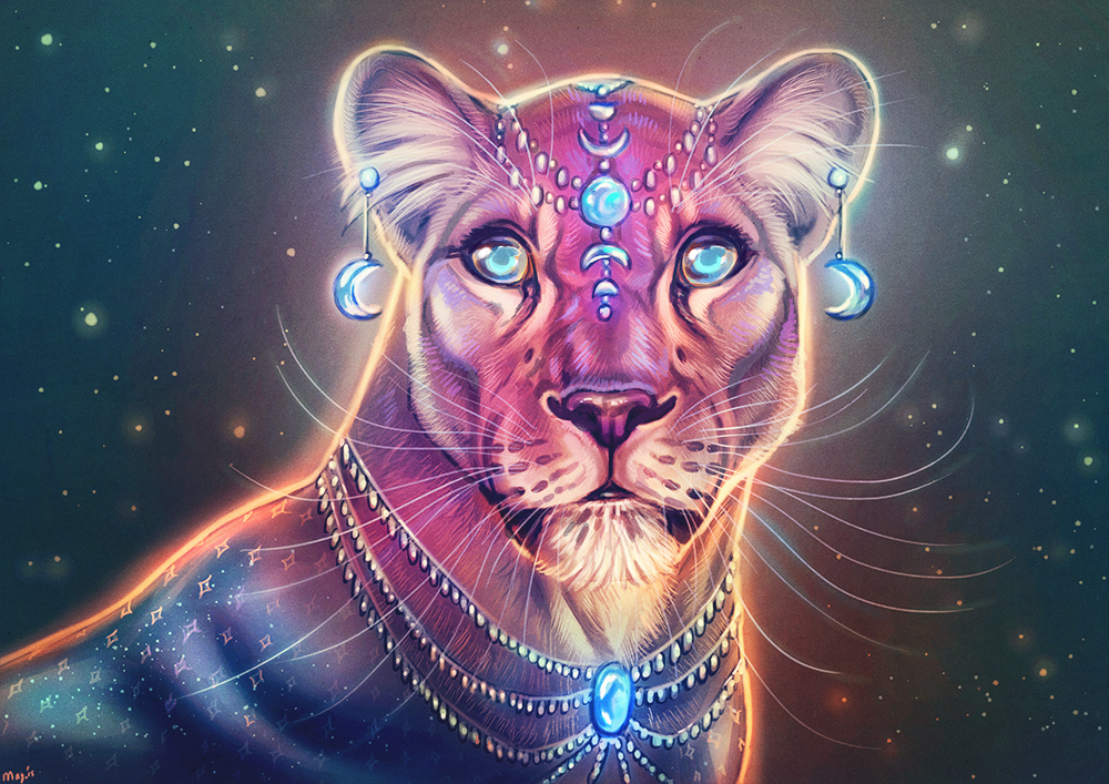 Lunar Lioness by Maquenda on DeviantArt