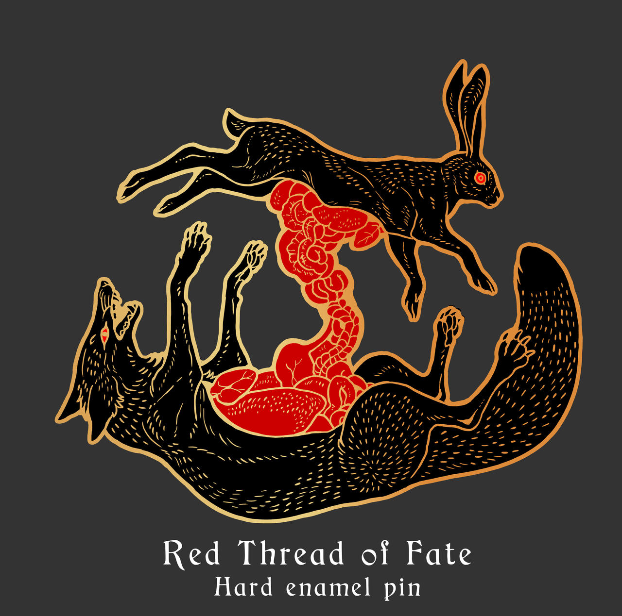 Red Thread of Fate Enamel Pin PRE-ORDER by Maquenda on DeviantArt