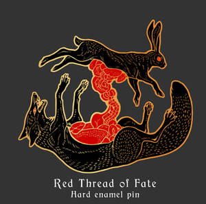 Red Thread of Fate Enamel Pin PRE-ORDER