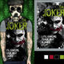 THE JOKER T SHIRT DESIGN SCREENPRINTED