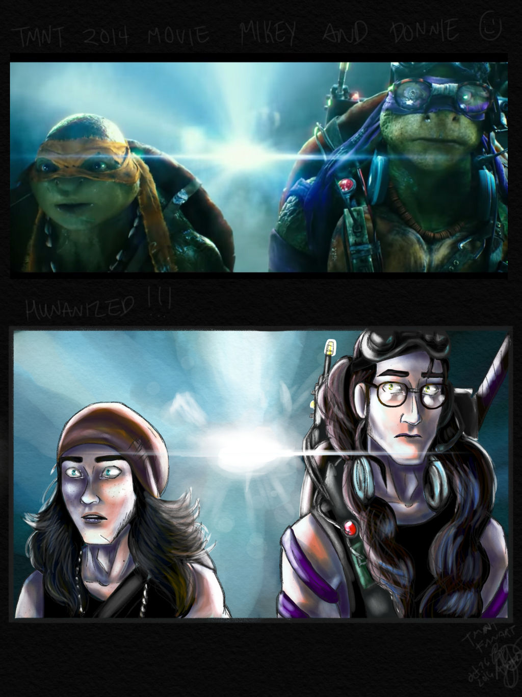 Tmnt Rise Ralph Humanized Tmnt Humanized!! by addoublen on DeviantArt