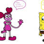 Spinel wishing Spongebob happy birthday