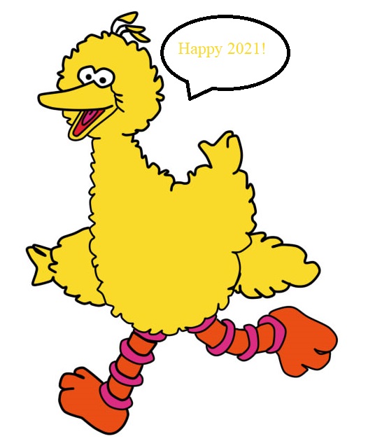 Happy new year from Big Bird by MorgsterGolderngirls on DeviantArt