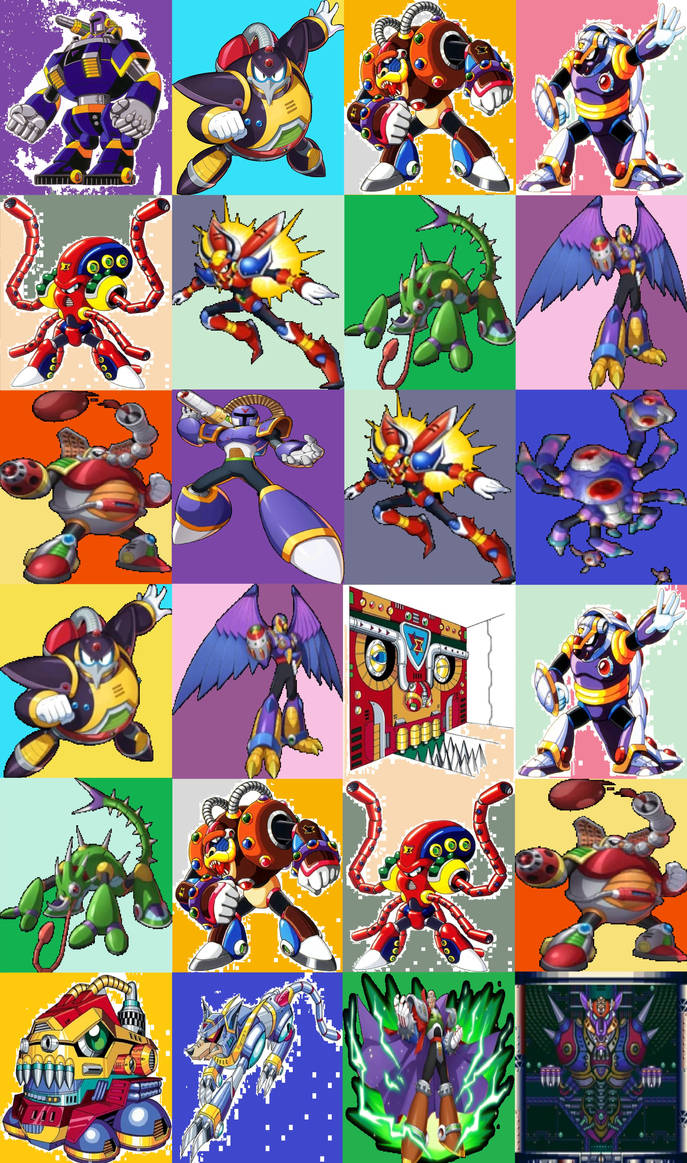 Mega Man X Remake Bosses by Rutgervdc on DeviantArt